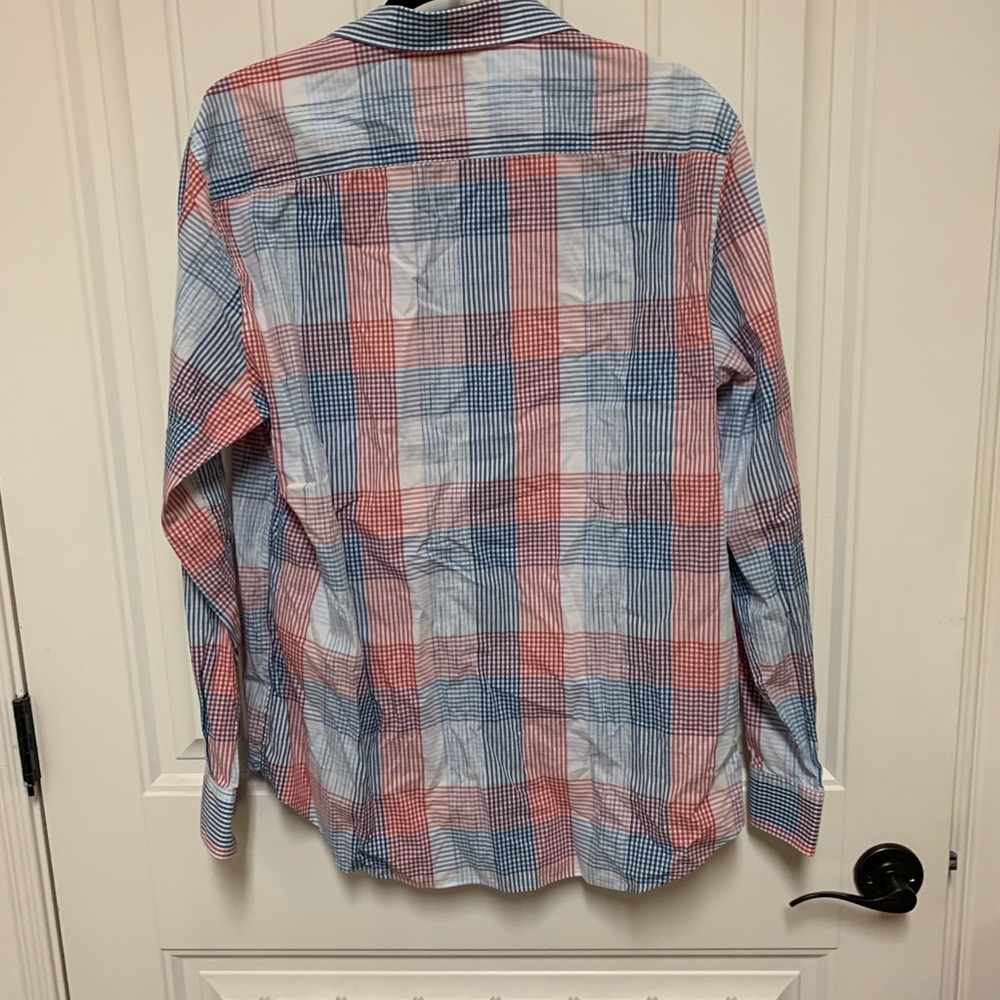 Perry Ellis Plaid Button Down - Picture 4 of 4
